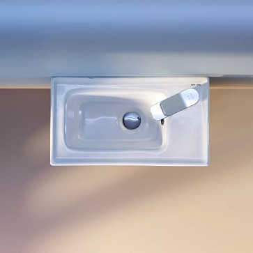 M85AWCC0452WG64 X-Joy, Раковина мебельная, керамическая, 45 см, встроенная, цвет: белый, глянец