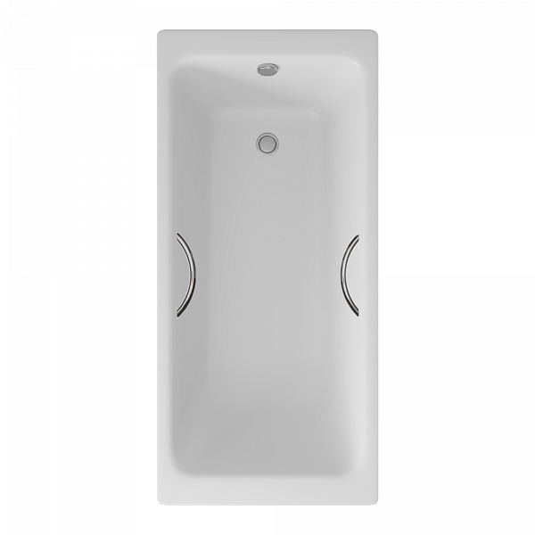 Ванна чугунная Delice Parallel 1800х800, с ручками