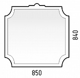 Зеркало Corozo "Манойр 85"