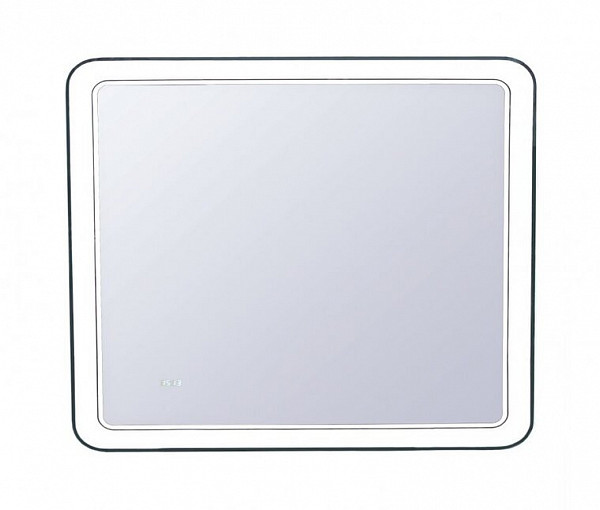 Зеркало Style line Атлантика 60х60 с подсветкой и часами