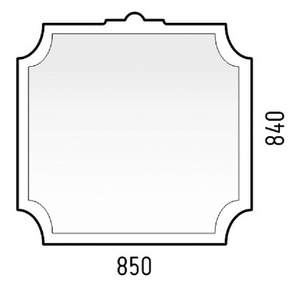 Зеркало Corozo "Манойр 85"