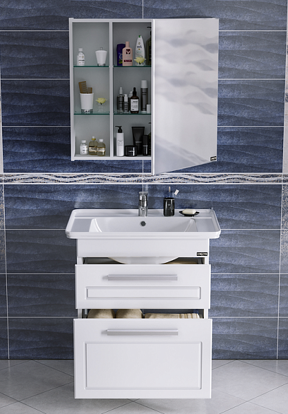 Тумба под раковину напольная Нептун 75 Санта 230004н