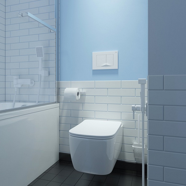 Клавиша смыва, универсальная, белая, Unifix, 005, IDDIS, UNI05MWi77