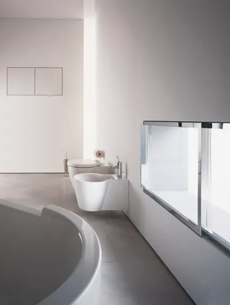 Биде подвесное Duravit Starck 1 02741500001-WG антигрязевое покрытие