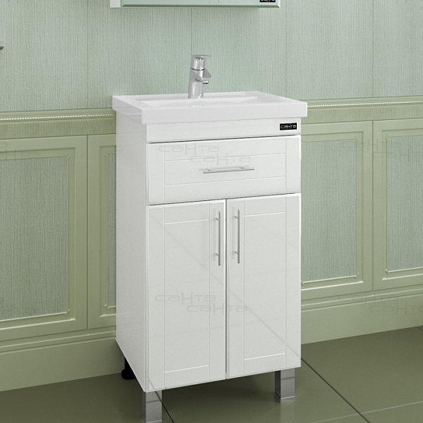 Тумба под раковину Дублин 50 с 1 ящиком Санта 223002