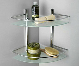 Полка стеклянная двойная Wasserkraft K-3122