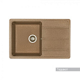 Мойка для кухни Aquaton Аманда прямоугольная с крылом терракотовый 1A712832AD270