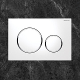 Клавиша смыва Geberit Sigma 20 115.882.KJ.1 белый, хром глянец