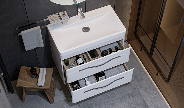 Раковина на тумбу Velvex Jill 80 см 9595(80)