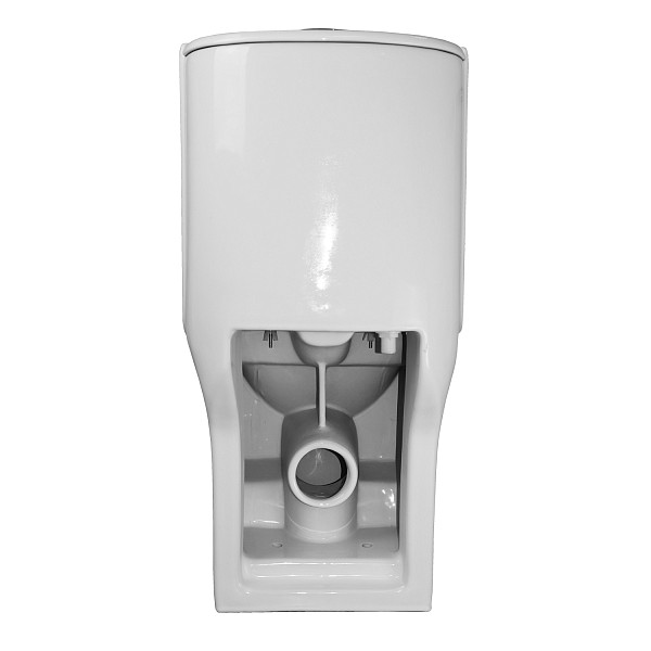 Унитаз моноблок Azario Luna напольный, горизонтальный слив, сиденье дюропласт микролифт 