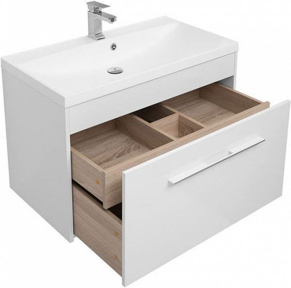 Мебель для ванной Aquanet Августа 90 белый (ручка хром) 00287685