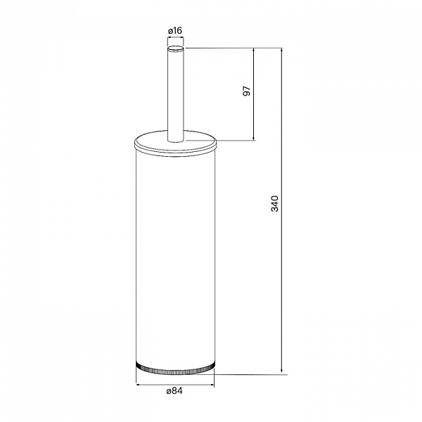 Ерш, нержавеющая сталь, черный, 01, IDDIS, BRUBL0i47