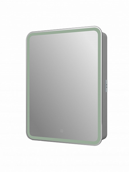 Зеркало-шкаф Континент "Elliott LED" 600х800 левый с розеткой