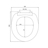 Сиденье для унитаза ID 01 107.1
