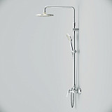 F0785C800 Sunny,душ.система,набор:см-ль д/душа с переключателем,верхний душ d220 мм, ручной душ 110