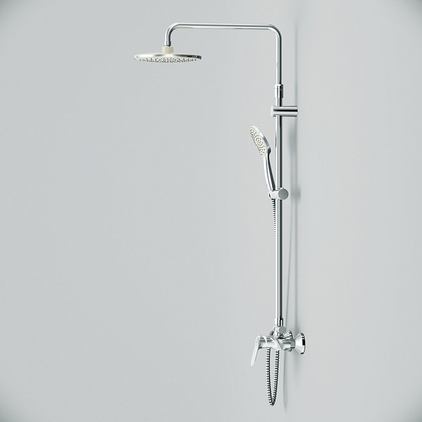 F0785C800 Sunny,душ.система,набор:см-ль д/душа с переключателем,верхний душ d220 мм, ручной душ 110