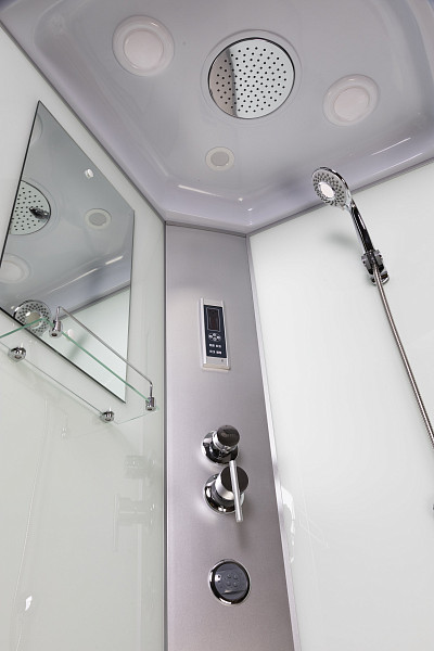 Душ.каб. NG-3312-14RF (1200х800х2150) низкий поддон(13см) стекло МАТОВОЕ 3 места