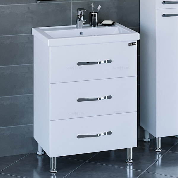 Тумба под раковину Виктория 60 напольная Санта 700122N