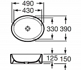 Раковина Roca Fuego 32722E000
