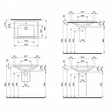 Раковина Bocchi Taormina Pro 1007-001-0126 белая