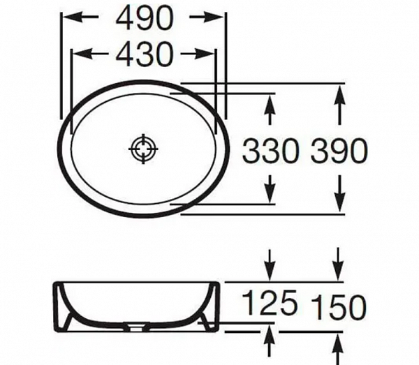 Раковина Roca Fuego 32722E000