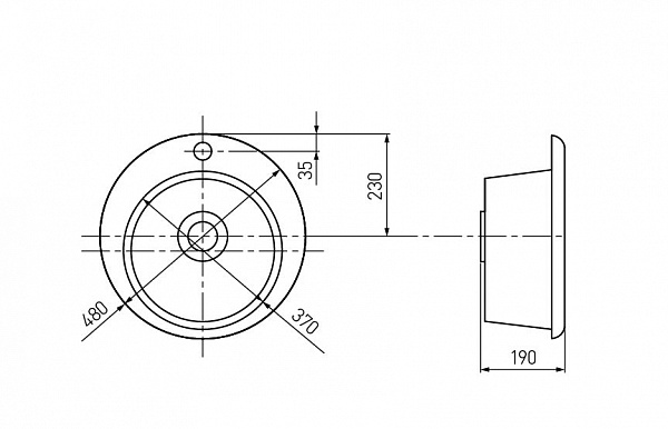 Мойка для кухни Aquaton Иверия круглая шампань 1A711032IV290
