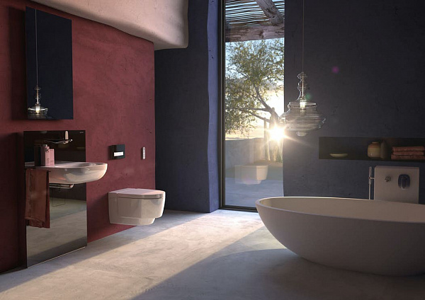 Унитаз-биде подвесной Geberit AquaClean Mera Classic 146.204.11.1 панель белая