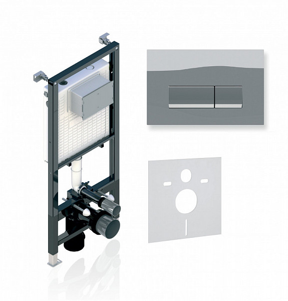 Инсталляция Alcora ST 1200 с клавишей INTEGRO Chrome