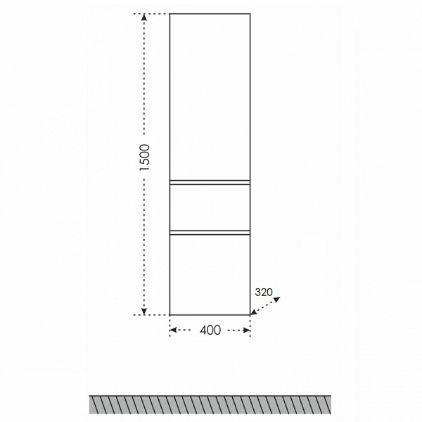 Пенал Марс 40 подвесной Санта 700164