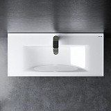 M85AWCC1002WG X-Joy, Раковина мебельная, керамическая, 100 см, встроенная, цвет: белый, глянец