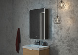 Зеркало-шкаф Континент "Eltoro black LED" 560х850 правый