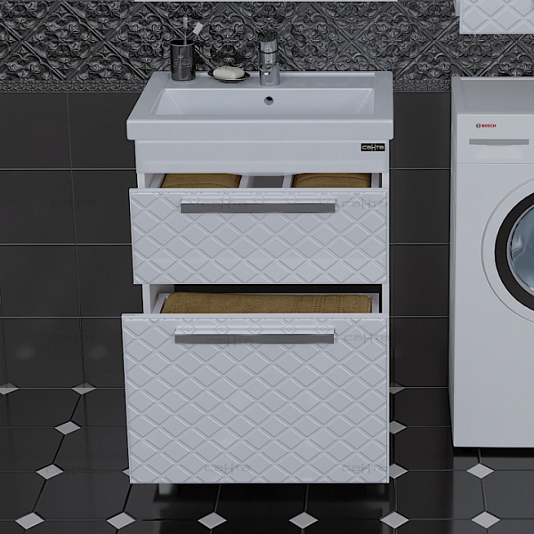 Тумба под раковину Калипсо 60 напольная Санта 217008лN