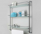 Полка стеклянная тройная Wasserkraft K-2033