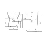 Биде напольное Aquatek ЛИБРА AQ1266-00