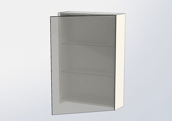 Зеркало-шкаф Aquanet Нью-Йорк 60 орех 00203951