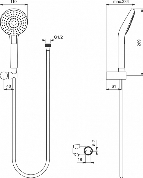 Набор Ideal Standard Ceraflex BC447AA