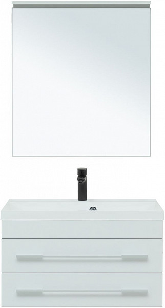 Тумба под раковину Aquanet Верона 75 New белый матовый 00272422