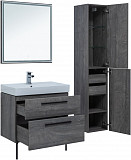 Тумба под раковину Aquanet Nova 75 дуб рошелье (2 ящика) 00242260