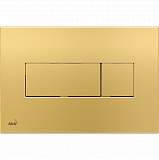 Клавиша смыва AlcaPlast M375 золотая