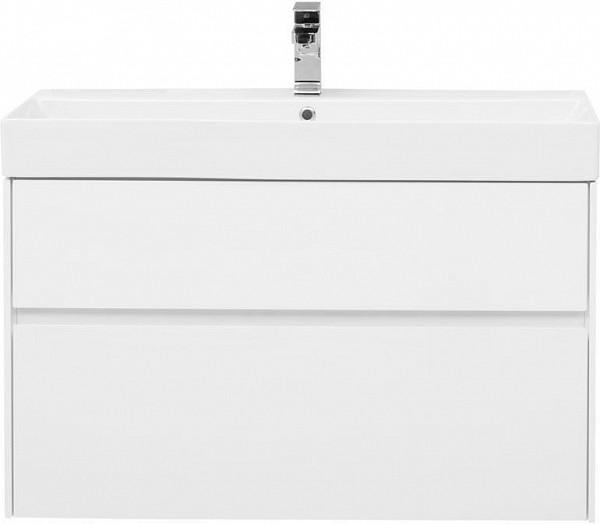 Тумба с раковиной Aquanet Бруклин 100 белый 00212599