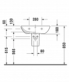 Раковина Duravit ME by Starck 2335650000