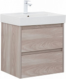 Тумба под раковину Aquanet Nova Lite 60 орех светлый (2 ящика) 00287884