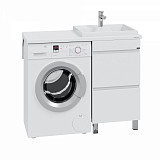 Тумба "Марс "48" 2 ящ, напольная (ум. Юпитер 1100*500 литой мрамор)