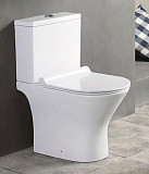 Унитаз напольный Azario Verde 615х360х745 с сиденьем микролифт ( AZ-2224)