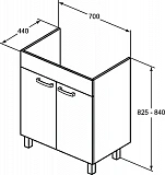 Тумба под раковину Ideal Standard Tempo E0536TI