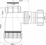 Сифон  McAlpine MRW2-NW-MINI