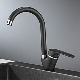 Смеситель для кухни Granula GR-1024 черный, 1024bl