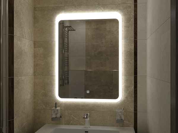 Зеркало Континент "Lacio Led" 600х800