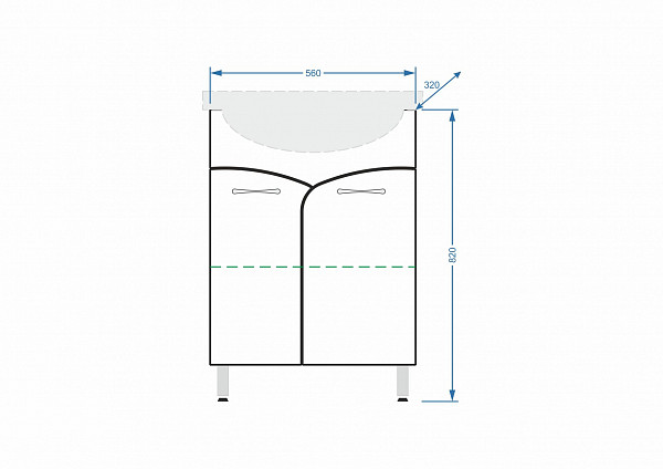 Тумба "Волна 60", Балтика 60
