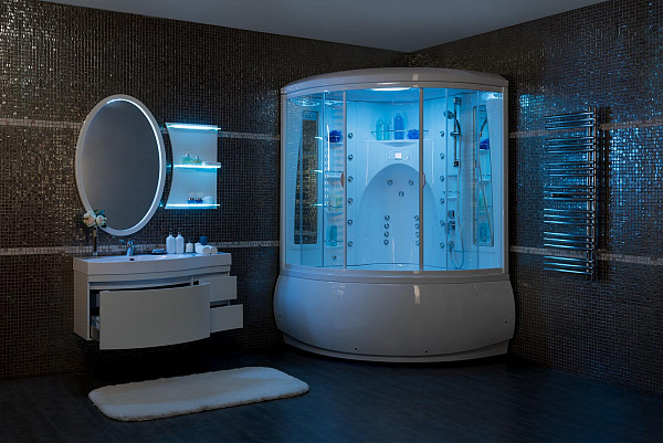 Тумба с раковиной Aquanet Опера 115 L белый (2 дверцы 2 ящика) 00212990